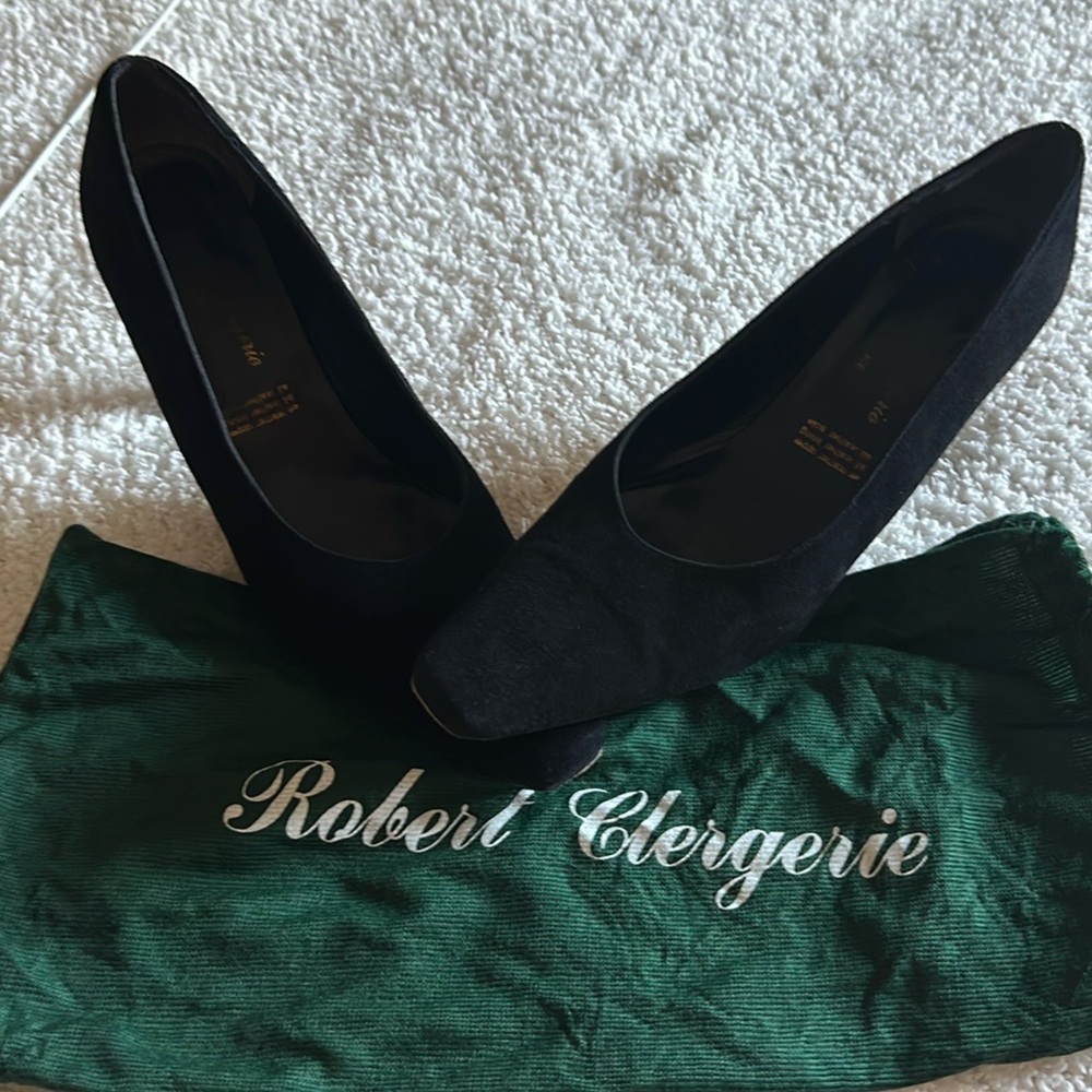 Robert Clergerie suede shoes 7 1/2
